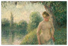 Obraz - Camille Pissarro, The Bather, reprodukcia (90x60 cm)