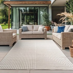 Krémový vnútorný a vonkajší koberec 200x290 cm Nova 1202 – Ayyildiz Carpets