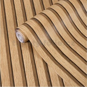 Samolepiace tapety 45 cm x 10 m IMPOL TRADE 9342, lamely dub svetlý, Samolepiace tapety