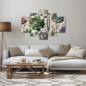 Obraz - Sukulenty (150x105 cm)
