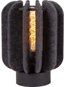 Lucide 45592/01/36 - Stolná lampa RAFAL 1xE27/40W/230V čierna/šedá