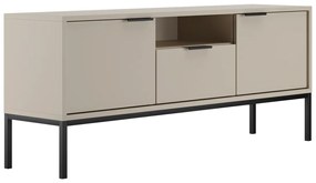 TV komoda 135 AUSTIN kašmír/ čierna