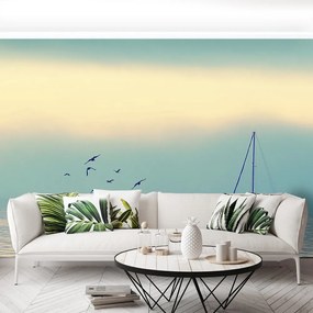 Fototapeta Vliesová Jazero plachetnica 104x70 cm