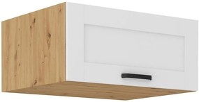 Horná kuchynská skrinka Lucid 80 NAGU-36 1F (korpus: dub artisan + front: mdf biela). Vlastná spoľahlivá doprava až k Vám domov. 1134610
