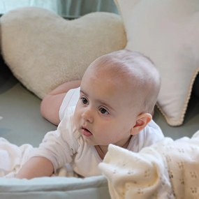 Bambusová prikrivka vanilka 80×100 cm