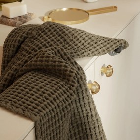 Ferm Living Uterák z organickej bavlny Olive 50 x 100 cm