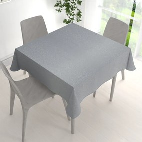Biante Teflónový štvorcový obrus TF-086 Ornamenty na sivom 80x80 cm