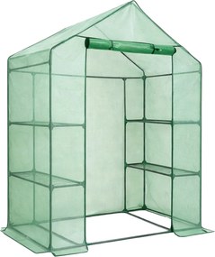 Záhradný fóliovník SOMA 143x73x195 cm zelený