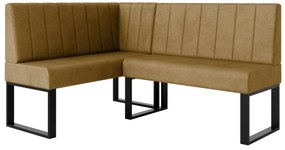 Rohová lavica Mondeo 140x200 (horčicová) (L). Akcia -20%. Vlastná spoľahlivá doprava až k Vám domov. 1129919