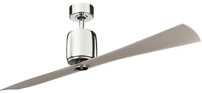 Kichler KLF-FERRON-60-PN - Stropný ventilátor FERRON chróm + diaľkové ovládanie