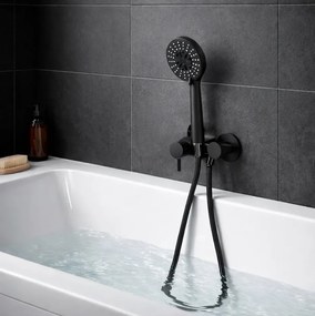 Erga Samba, 5-funkčná ručná sprchová hlavica, čierna matná, ERG-YKA-BP.SAMBA-BLK