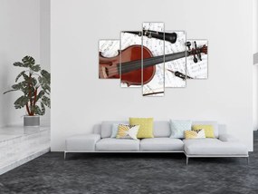 Obraz - Hudobné nástroje (150x105 cm)