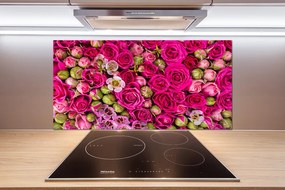 Sklenený panel do kuchyne Ruže pksh-61659939