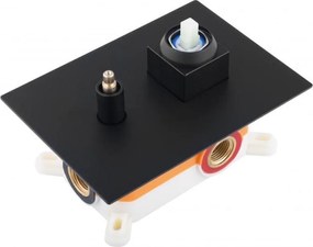 Sprchová podomietková súprava KOYA - čierna - hlavica 30x30 cm