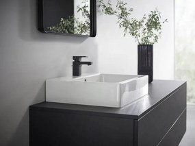 Hansgrohe Vernis Shape, umývadlová batéria s výpustom, EcoSmart, čierna matná, HAN-71560670