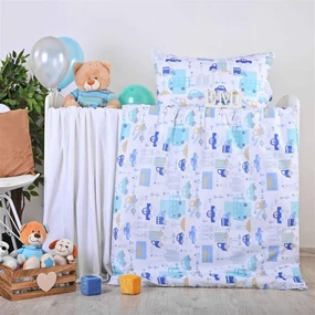 Obliečky detské bavlnené Križovatka EMI: Detský set 90x130 + 45x65