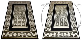 Koberec GLOSS 6776 86 Styl, greek - čierny, zlatý