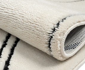 My Flair, Kusový koberec Moroccan Magic weiß, 200x290, čiernobiela, obývacia izba