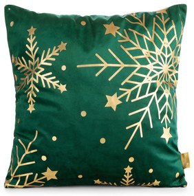 VIANOČNÁ DEKORAČNÁ OBLIEČKA NA VANKÚŠ ELEGANCE3 45X45 CM VZOROVANÁ