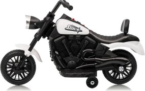 Elektrická motorka STAR biela