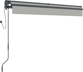 Elektrická markíza BestBerg BBSU-E295LG / 295 × 250 cm / svetlo sivá
