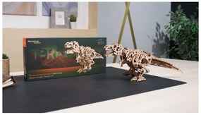 Ugears 3D drevené mechanické puzzle Tyranosaurus Rex