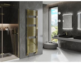 Mexen Helios, vykurovacie teleso 1800x500 mm, 671 W, zlatá lesklá, W103-1800-500-00-50