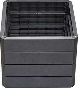 Garantia Ergo Quadro Vysoký záhon Stone S, plast, 60 × 60 × 50 cm, antracit