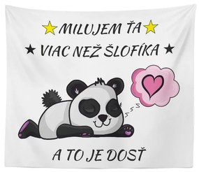 Sablio Deka Milujem ťa viac ako šlofíky: 150x120 cm