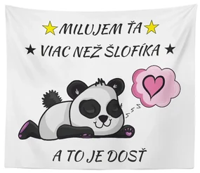 Sablio Deka Milujem ťa viac ako šlofíky: 150x120 cm