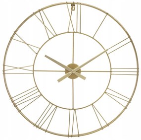 Nástenné kovové hodiny Atmosphera Vintage 977B, 70 cm, zlaté
