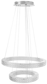 Toolight Toolight, LED stropné svietidlo 60cm, 64W, 4000K, 5000lm, MS007-CP, chrómová, OSW-09617