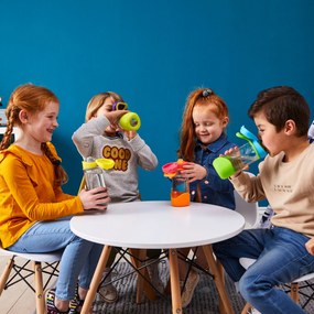 Sport fľaša na pitie 450 ml – ružová/oranžová