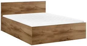 Posteľ SOFIA 180 x 200 cm, dub artisan Rošt: S lamelovým roštom, Matrac: Matrac COCO MAXI 20 cm