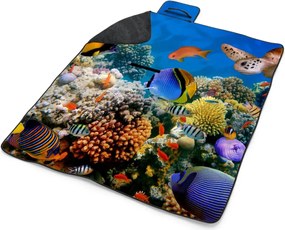 Sablio Plážová deka Korálový útes: 200x140 cm