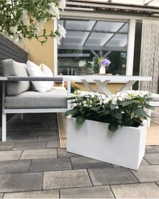 Hrantík MAXI, sklolaminát, šírka 60 cm, biely mat