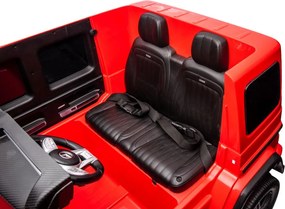 LEAN CARS Mercedes G63 XXL Red 4x4 Auto na batérie