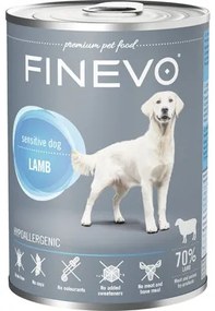 Konzerva pre psov FINEVO Sensitive Dog jahňacie čisté 800 g