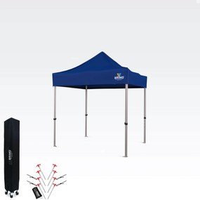 BRIMO Hliníkový Nožnicový stánok skladací bez stien | BRIMO Exclusive Alu 2x2 m - bez stien - Modrá 32