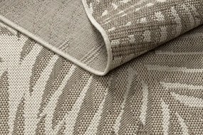 Koberec šnúrkový SIZAL FLOORLUX 20504 LÍSTIE šampanské / tmavosivý DŽUNGĽA