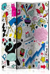 Artgeist Paraván - Energetic Panda [Room Dividers]