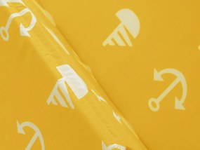 Plážové ležadlo KOTVA 180x50 cm, žlté