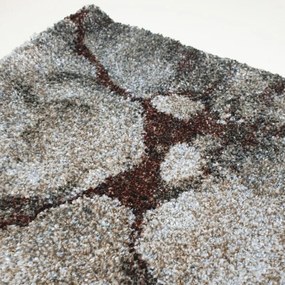 Spoltex, Kusový koberec Universe 841-86 grey/beige, 80x150, šedá, obývacia izba