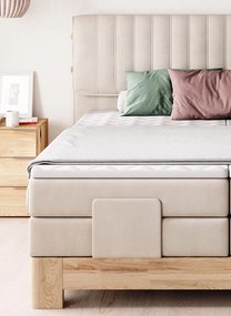 Boxspring posteľ massiv wood SANDRA