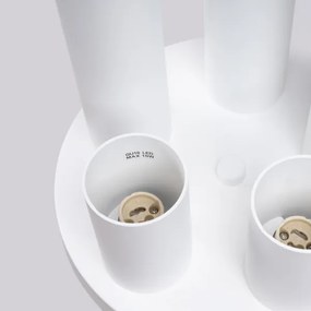 Sollux SL.1465 - Bodové svietidlo LAGOS 5xGU10/10W/230V biela