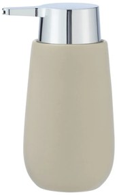 Béžový keramický dávkovač na mydlo Wenko Badi, 320 ml
