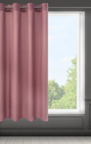 KRÁTKY ZÁVES NA KRÚŽKOCH RITA 140X175 CM STARORUŽOVÁ