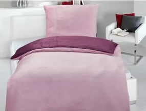 Obliečky Cashmere Touch Wende, ružová/černicová%