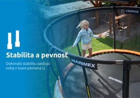 Marimex | Trampolína Marimex Premium 305 cm + vnútorná ochranná sieť + schodíky ZADARMO | 19000111