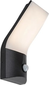 RABALUX 77172 Tolna vonkajšie nástenné svietidlo so senzorom LED 10W/770lm 3000K IP54 čierna